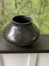 Black etched pottery for sale  Mcdonough