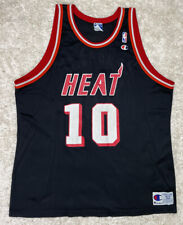 VINTAGE Champion Miami Heat Tim Hardaway 10 Jersey Men Adult Size 52 Black NBA for sale  Hollywood