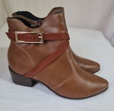 Botas de tornozelo femininas Ramarim marrom com fivela tamanho UK 6 / EUR 39 EUA 8 comprar usado  Enviando para Brazil