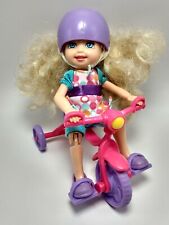 Mattel Barbie 2006 niña pequeña con triciclo (rueda perdida), usado segunda mano  Embacar hacia Argentina