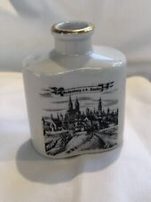 Mini garrafa de uísque Rothenburg sem cortiça cerâmica branca preta imagem O B Tauber comprar usado  Enviando para Brazil