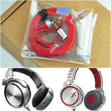Cable de audio rojo para auriculares Sony MDR X10 XB920 XB910 con control remoto de micrófono segunda mano  Embacar hacia Argentina
