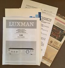 Luxman anleitung bda gebraucht kaufen  Suchsdorf, Ottendorf, Quarnbek