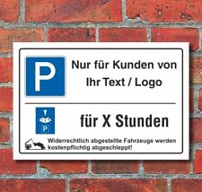 Schild kundenparkplatz kunden gebraucht kaufen  Bad Driburg