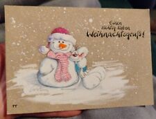 Postkarte diddl weihnachtskart gebraucht kaufen  Berlin