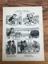 1878 cartoon print. for sale  SALISBURY