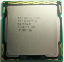 Intel Core i7 Quad Core i7-880 3.06GHz / 8MB Socket LGA1156 SLBPS Processor, used for sale  Shipping to South Africa