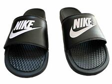 Sandalias Nike Benassi JDI Slides Negras Blancas 343880-090 Para Hombre Talla EE. UU. 12 EUR 46 segunda mano  Embacar hacia Mexico