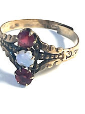 antique gold rose garnet ring for sale  Chariton