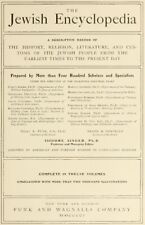 Jewish encyclopedia 1901 for sale  Spring