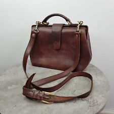 Vintage brown leather for sale  SHREWSBURY