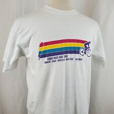 Camiseta de Colección Sugar River State Bike Trail Grande Puntada Única Hanes 50/50 Años 80 segunda mano  Embacar hacia Argentina