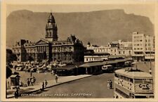 Cape Town South Africa City Hall Grand Parade 1/2 Suid Afrika Stamp Postcard E79 for sale  Shipping to South Africa