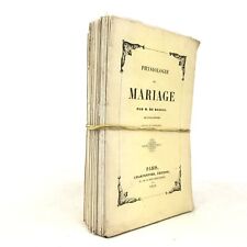 Physiologie mariage 1838 d'occasion  Paris VI