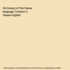 Dictionary the hausa gebraucht kaufen  Trebbin