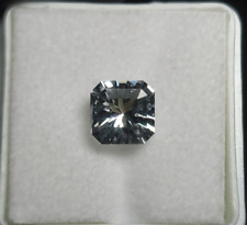 Goshenite Beryl Hand Cut Square Natural Loose Gemstone (1.9 ct.) (7.3 mm) for sale  Shipping to South Africa