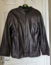 Brown genuine leather for sale  RUISLIP