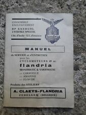 Manuel entretien flandria d'occasion  Castries