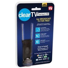 ANTENA INTERNA DE TV TRANSPARENTE CTV-MINI COMO VISTO NA TV, PRETA, 9 POLEGADAS, usado comprar usado  Enviando para Brazil