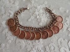 vintage wheat penny bracelet for sale  Santa Barbara
