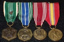 Mini Medalla en Miniatura Barra de Elogio Buena Conducta Ejército de EE. UU. 4 Mini Medalla Barra segunda mano  Embacar hacia Argentina
