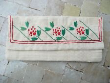 Antique embroidered towel d'occasion  Expédié en Belgium