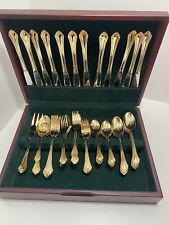 gold plated set silverware for sale  Delta