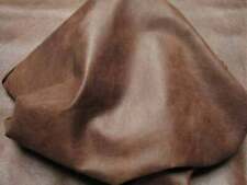 NOORA 100%Real Lambskin Leather Antique Brown Nappa Finish Leather 5 SqFt #RS663, used for sale  Shipping to South Africa