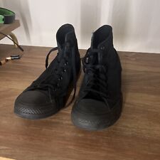 Size 11.5 - Converse Chuck Taylor All Star Hi All Black, used for sale  Shipping to South Africa