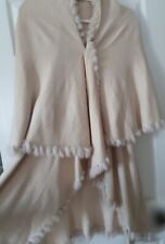 Ladies cream pancho for sale  LONDON