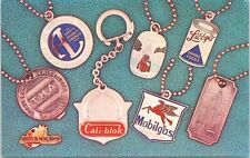 PC de publicidad Kinney Jewelry Co. Llaveros personalizados Providence RI década de 1960 segunda mano  Embacar hacia Argentina