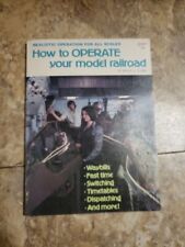 Cómo operar tu modelo de ferrocarril por Bruce A. Chubb (1977, libro de bolsillo) segunda mano  Embacar hacia Argentina