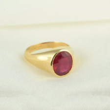 Ruby RingnRed Ruby Ring Manik Ring Ruby Gemstone Ring Panchdhatu Gold Palleted for sale  Shipping to South Africa