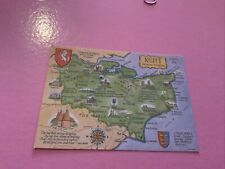 Kent map postcard for sale  MIDHURST