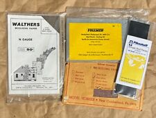 WALTHERS & VOLLMER ~ BUILDING PAPER & ROOF SHEETS ~ Mayhayred N Scale Lot for sale  Shipping to South Africa