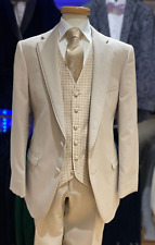 Beige wedding suit for sale  STRATFORD-UPON-AVON