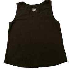 Camiseta sin mangas Chico's Ultimate negra con cuello en V talla 2 (grande EE. UU.) para mujer mezcla de algodón segunda mano  Embacar hacia Argentina