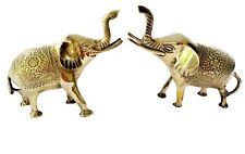 Two brass elephants for sale  Sanford