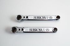 Manivelas Subrosa Big Bitchin 165mm cromadas 22mm BMX estilo livre S&M Cult Haro Master, usado comprar usado  Enviando para Brazil