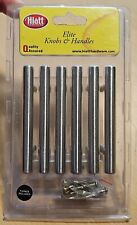 Kitchen Cabinet Handles NIB Set Of 6 Stainless Steel T-bar Pulls Elite Knobs, used for sale  Shipping to South Africa