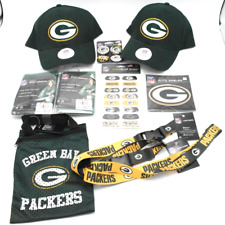 Paquete Green Bay Packers Game Day para 2 - sombreros, cordones, botones y más segunda mano  Embacar hacia Mexico