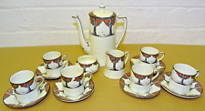 CROWN DUCAL ORANGE TREE COFFEE SET COFFEE POT CUPS SAUCER TEA SET DINNER SERVICE, used for sale  Shipping to South Africa