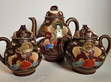 Japanese Satsuma Moriage Royal Style Tea Set for sale  Shipping to South Africa