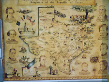 Texas centennial map for sale  Austin
