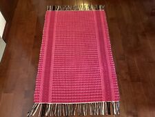 Hand woven pink for sale  Newburgh