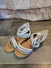 Sandália Kidpik Youth Shoe 10 prata tornozelo branco comprar usado  Enviando para Brazil