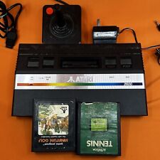 Console Atari 2600 Jr VCS com 2 cartuchos, fonte de alimentação e joystick - Funcionando comprar usado  Enviando para Brazil