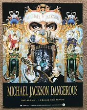 MICHAEL JACKSON - DANGEROUS 1991 Full page UK magazine ad comprar usado  Enviando para Brazil