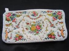 VINTAGE BEADED CLUTCH PURSE TAPESTRY EVENING BAG by JOSEF for sale  Shipping to South Africa