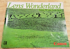 Guia de lentes Canon Lens Wonderland FD c. 1982 C-1E-097U comprar usado  Enviando para Brazil